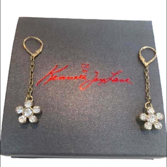 KJL Daisy Dangle Earrings Kenneth Jay Lane - Picture 2 of 5